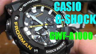 カシオ CASIO GSHOCK GWFA10001AJF FROGMAN レビュー [upl. by Merilee766]