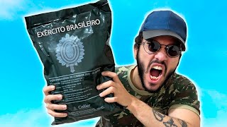 PROVANDO A COMIDA DO EXÉRCITO BRASILEIRO [upl. by Calesta]