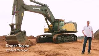 Walkaround video Volvo crawler excavator EC950E [upl. by Enelyar356]