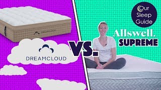 Allswell Supreme vs DreamCloud Hybrid Mattress Comparison amp Review  Who Wins Find Out [upl. by Dorreg554]