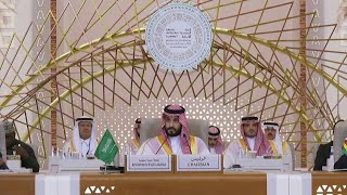 Saudis Mohammed bin Salman says Israel violating international law in Gaza  AFP [upl. by Nnaeilsel731]