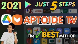 Aptoide TV on Android TV Apps  Install AppStore in Smart TV  Mi TV OnePlus TV Nokia TV LG TV [upl. by Nic]