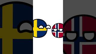 Sweden in 1809 to 1814 countryballs sweden swedishhistory [upl. by Flosser]