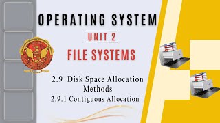 291 Contiguous Allocation  CS405 [upl. by Chelsae]