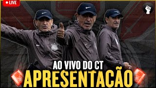 APRESENTAÇÃO DO TÉCNICO RAMÓN DÍAZ NO CORINTHIANS  🔴 AO VIVO DO CT [upl. by Zacharias]