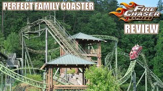 FireChaser Express Review Dollywood Gerstlauer Roller Coaster  Perfect Family Coaster [upl. by Otnas]