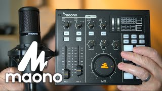 Maono AM100K1 Maonocaster DJ Mixer  Features and Review [upl. by Nanine536]