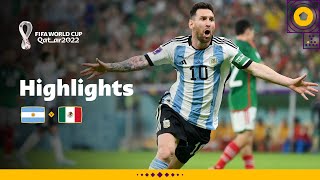 Messi magic sets up win  Argentina v Mexico  FIFA World Cup Qatar 2022 [upl. by Llejk427]