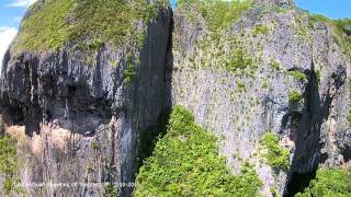 SAIPAN ISLAND  Taotao Guafi Rapelling off Suicide Cliff     By ROGER CADUA [upl. by Chiarra]