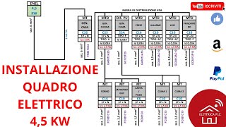 30 INSTALLAZIONE QUADRO ELETTRICO 45 KW [upl. by Dolloff]