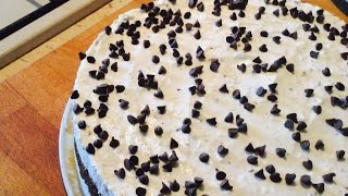 Cheesecake senza cottura alla vaniglia con base al cioccolato  no bake [upl. by Maurita]