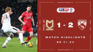 Highlights  MK Dons 1 Morecambe 2 [upl. by Tedder]