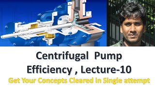 Efficiencies of centrifugal pump  Basics  Lecture 10ChemicalMahi [upl. by Terrab]