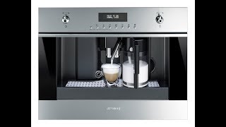 How to descale Smeg builtin coffee maker CMSU6451X and CMSCU451S [upl. by Iggep]