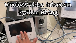 Wireless video intercom system wiring [upl. by Oberheim292]