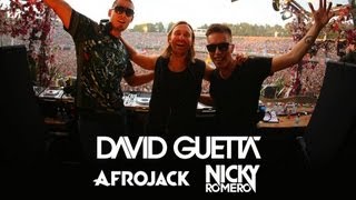 David Guetta vs Afrojack vs Nicky Romero  Tomorrowland 2013 [upl. by Daryn394]