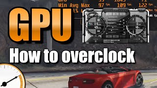 How to overclock your GPU [upl. by Ardiedal778]