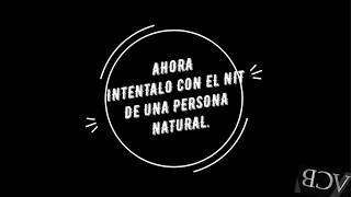 CONSULTAR RAZON SOCIAL NIT [upl. by Nyrat]