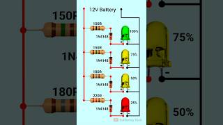 12V battery charging level indicator  Battery charger batterycharger diy [upl. by Corty]