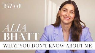 Alia Bhatt What you dont know about me  Bazaar UK [upl. by Aiahc184]