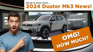 NEWS  How Much 2024 Dacia Duster Review  Pricing Details [upl. by Sidoma]