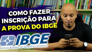 COMO FAZER INSCRIÇÃO PARA A PROVA IBGE 2023 APM E SCQ  Passo a Passo [upl. by Gilson]