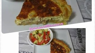 Recette de quiche thon oignon courgette trop facile Ramadan 2016 [upl. by Nomyad492]