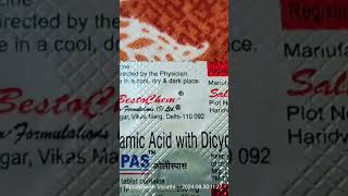 Mefenamic acid and dicyclomine hydrochloride tablets ip  Get complete information in this video [upl. by My]