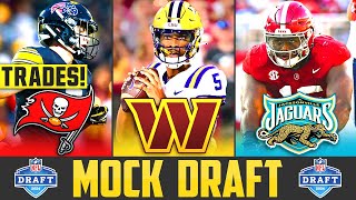 2024 NFL Mock Draft with Trades  NFL Mock Draft 2 Rounds [upl. by Judie]