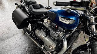 The day I went to pick up my new Triumph Bonneville Speedmaster 1200 [upl. by Odilia]