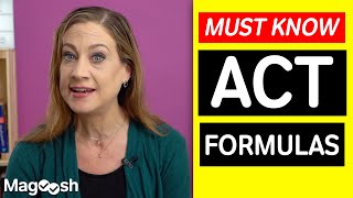 ACT Math Section Formulas you NEED to know [upl. by Poyssick]