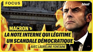 MACRON  LA NOTE INTERNE QUI LÉGITIME UN SCANDALE DÉMOCRATIQUE [upl. by Keiko]