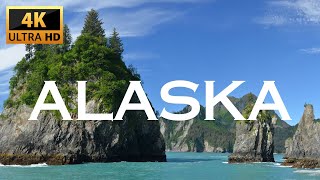 ALASKA  4K 60FPS ULTRA HD  Scenic Film With Calming Sounds [upl. by Leamaj307]