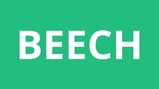 How To Pronounce Beech  Pronunciation Academy [upl. by Wyatan]