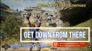 Star Wars Jedi Survivor  Get Down from There Achievement amp Trophy Guide [upl. by Havens]