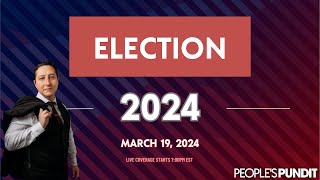 Live Results Election 2024 March 19 Primaries [upl. by Anaibaf]