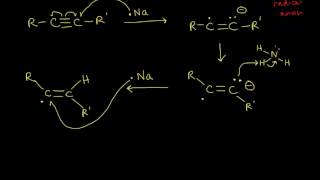 Reduction of alkynes  Alkenes and Alkynes  Organic chemistry  Khan Academy [upl. by Nahtahoj810]