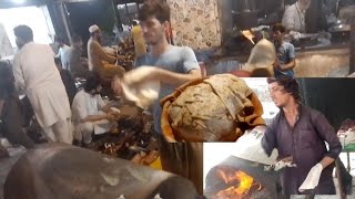 Pakistans Biggest Manda Roti  Rumali Roti Collection Matka tawa Manda Roti or Rumali Roti Legends [upl. by Ailekat]