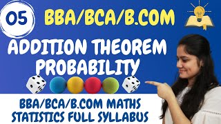 ProbabilityQuestions of Addition TheoremBBABCABCOMDream Maths [upl. by Stodder462]