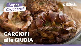 CARCIOFI ALLA GIUDIA  RICETTA ORIGINALE [upl. by Anel]