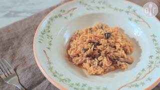 Risotto met eekhoorntjesbrood porcini [upl. by Innus]