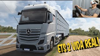 BOIADEIRO VIRTUAL  INDO EM BUSCA DO ACTROS CARREGADO NA AMAROK V6  ETS 2 MODS BR [upl. by Rashidi166]