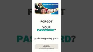 Bursary Application  Forgot your password [upl. by Selma673]