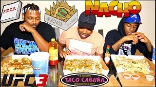 3 LARGE Pizza Boxes FULL of Kickin Grande Nachos Taco Cabana🌮🌯 [upl. by Miguel]