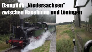 Dampflok quotNiedersachsenquot zwischen Haselünne und Löningen [upl. by Assej864]