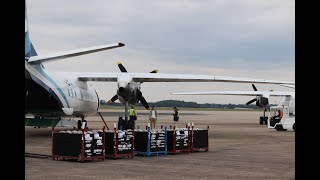 Cargo at Teesside Airport [upl. by Wendi]