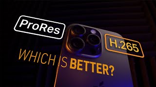 iPhone 15 H265 Vs ProRes which is BETTER [upl. by Suzann764]