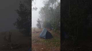 Acampar en el frio 🌲 mochilero nomada acampar invierno [upl. by Savill]