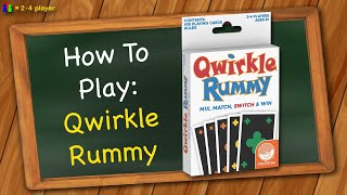 How to play Qwirkle Rummy [upl. by Fonville]