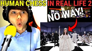 Human Chess In Real Life 2 shilohandbros REACTION [upl. by Andee]